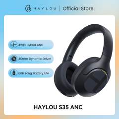 NEW HAYLOU S35 ANC Wireless Bluetooth 5.2 Headphones 42dB Over-ear Noise Cancellation Headsets