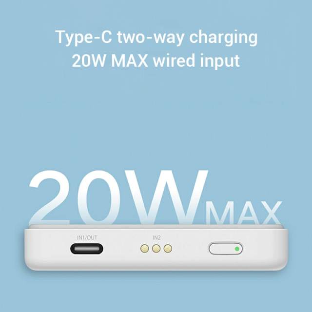 Xiaomi Magnetic Wireless Power Bank 5000mAh P05ZM For iPhone 12 13 14 Pro Mag-safe Wireless Charger