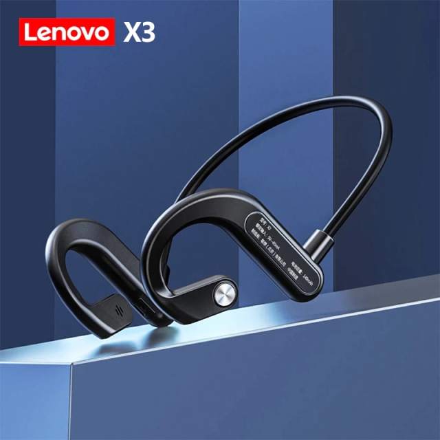 Lenovo Bone Conduction Earphones X3 Pro Bluetooth Hifi Ear-hook Wireless Headset