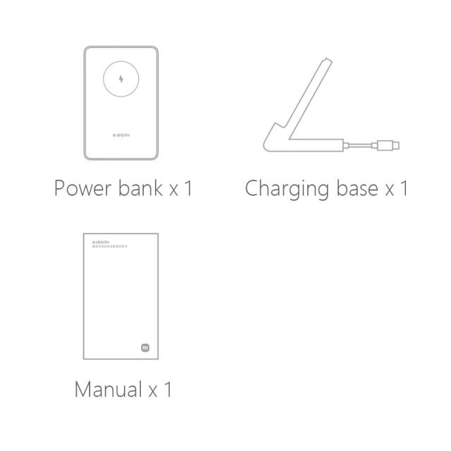 Xiaomi Magnetic Wireless Power Bank 5000mAh P05ZM For iPhone 12 13 14 Pro Mag-safe Wireless Charger