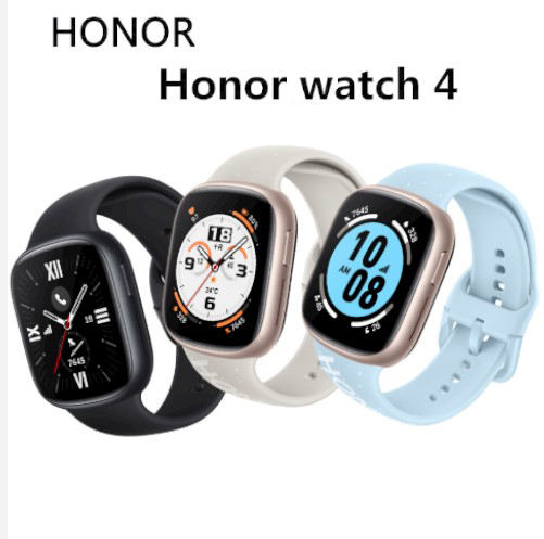 New Honor Watch 4 1.75'' AMOLED Bluetoorh SmartWatch Health Heart Rate  Monitor eSIM