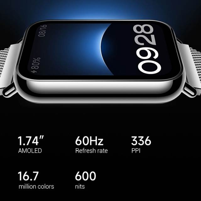 2023 New Xiaomi Mi Band 8 Pro Smart Bracelet Watch 1.74″ AMOLED Screen NFC GPS Blood Oxygen Fitness Tracker