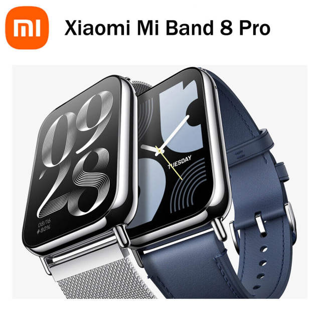 2023 New Xiaomi Mi Band 8 Pro Smart Bracelet Watch 1.74″ AMOLED Screen NFC GPS Blood Oxygen Fitness Tracker