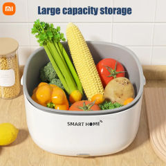 Electric Vegetable Washer Ultrasonic Washing Basket Food Purifier Automatic Vegetable and Fruit Washing Tool
