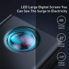 New Baseus 65W Power Bank 30000mAh/20000mAh PD Quick Charge FCP SCP Powerbank