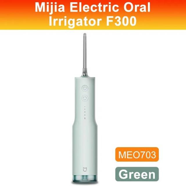 XIAOMI MIJIA Electric Oral Irrigator F300 Portable Water Pick Flosser MEO703 Teeth Whitening Cleaner 240ML 2000 Times/Min 4 Mode