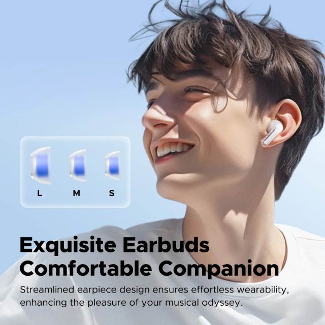 SoundPEATS Clear Transparent Series Bluetooth 5.3 True Wireless Earbuds