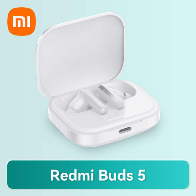 New Xiaomi Redmi Buds 5 46dB Noise Cancelling Bluetooth 5.3 TWS Earphone Earbuds