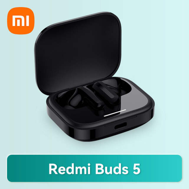 New Xiaomi Redmi Buds 5 46dB Noise Cancelling Bluetooth 5.3 TWS Earphone Earbuds