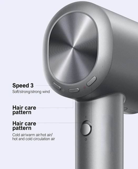 XIAOMI MIJIA H701 High Speed Hair Dryer Quick Dry Water Ion Hair Care 1600W