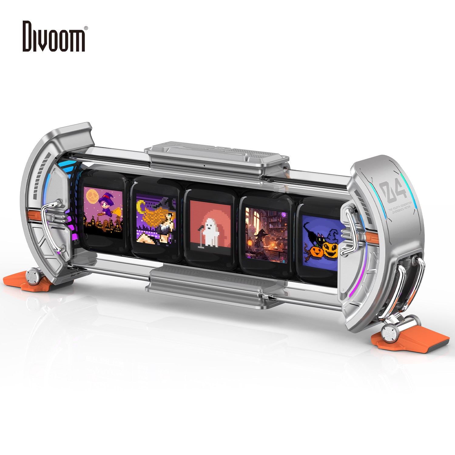 Divoom Times Gate （シルバー） Amazon.com: Divoom Times Gate - Cyberpunk Gaming Setup