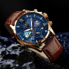 LIGE Men Watches Casual Sport Watch Men Luxury Waterproof Date Luminous Chronograph Wristwatch Male Quartz Watches Leather Clock
