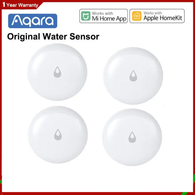 Aqara IP67 Water Immersing Sensor Zigbee Flood Water Leak Detector Alarm Security Soaking Sensor Waterproof