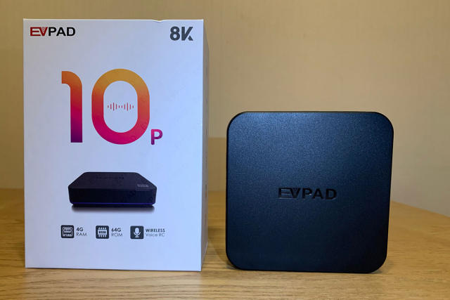 2023 New EVPAD 易播10P 4GB/64GB 超高清 8K 旗艦智能 Wi-Fi 語音電視盒 TV Box