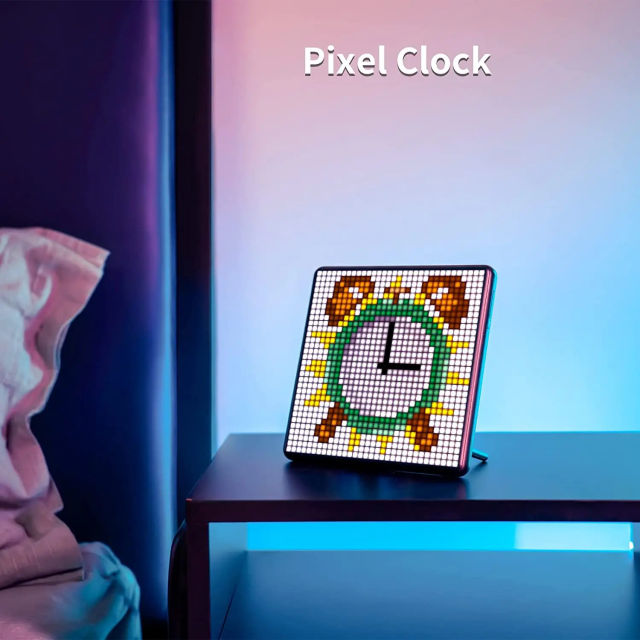 Divoom Pixoo Max Digital Photo Frame with 32*32 Pixel Art Programmable LED Display Board, Christmas Gift