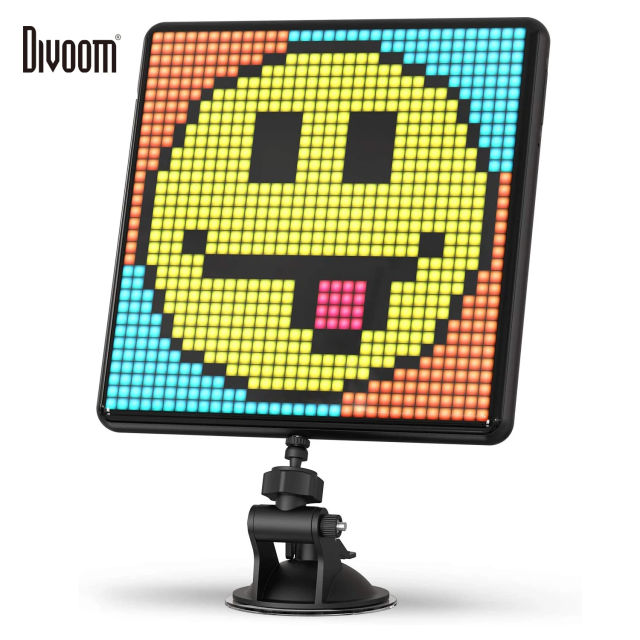 Divoom Pixoo Max Digital Photo Frame with 32*32 Pixel Art Programmable LED Display Board, Christmas Gift