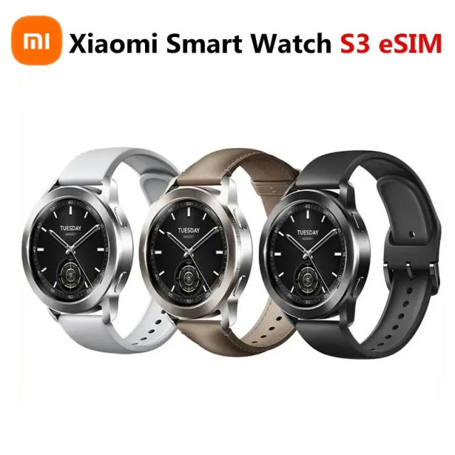 2023 NEW Xiaomi Watch S3 eSIM Version Heart Rate Sleep Detection 5ATM Waterproof Sports Tracking smartwatch