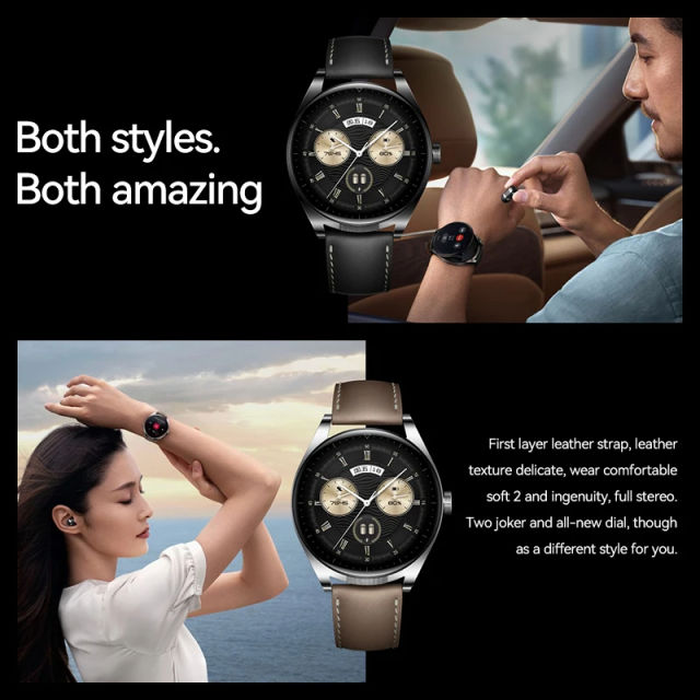 HUAWEI WATCH Buds Earphone SmartWatch 2-in-1 Noise Reduction Call Blood Oxygen Monitoring Men Women Bluetooth Sports Bracelet