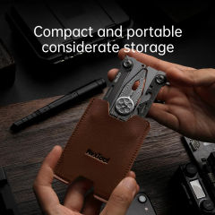 NEW Nextool 14 In 1 Silver Blade EDC Tool Portable Multi-function Pliers Multi Tool Screwdriver Wrench Pliers Knife With Leather Bag