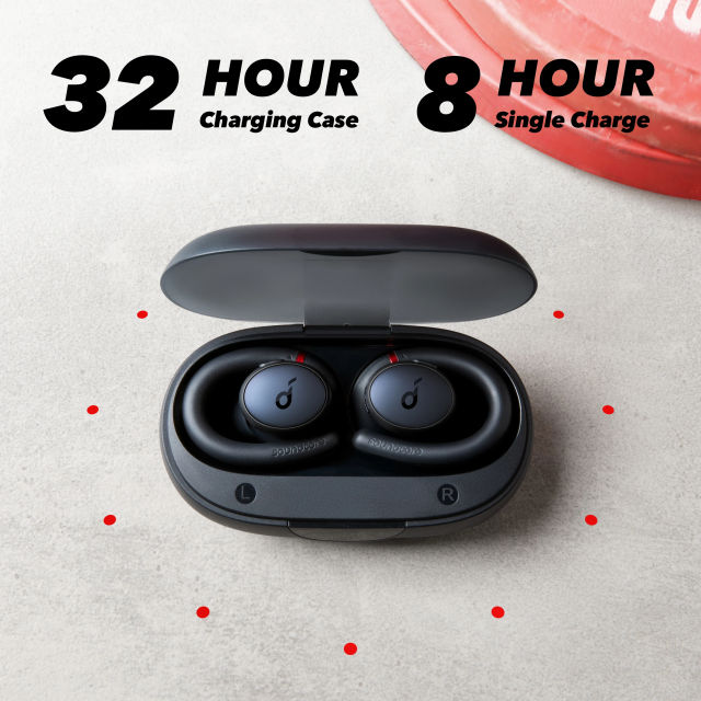 Original Anker Soundcore Sport X10 Wireless Bluetooth Earphone Rotating Ear Hooks Deep Bass IPX7 Waterproof Sweatproof Running