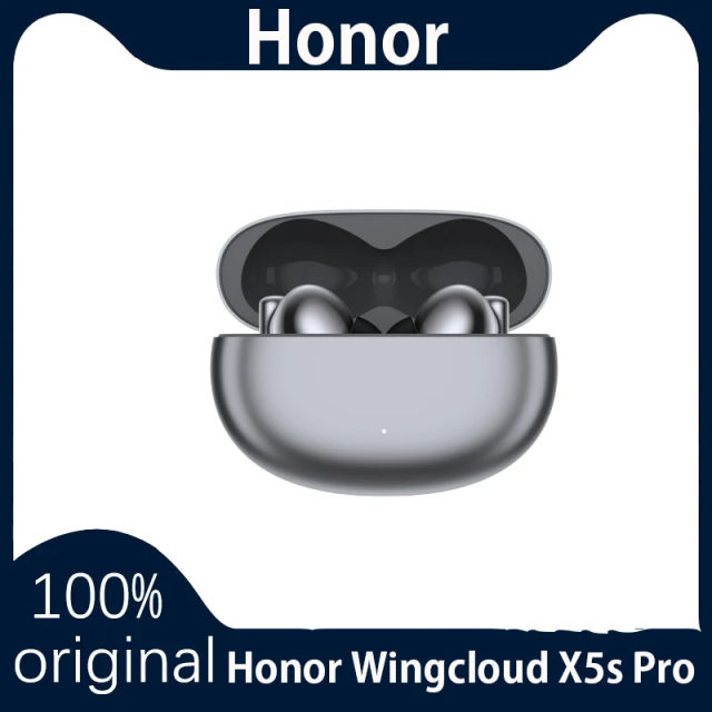 New Honor Wingcloud X5s Pro TWS noise reduction earphone Bluetooth 5.3 Hi-Res HD sound quality LDACIP54 waterproof