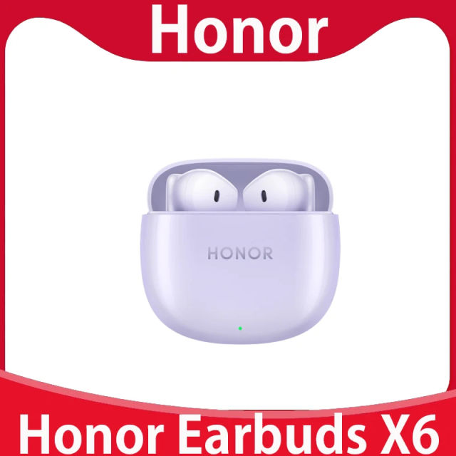 New Honor Earbuds X6 TWS True Wireless Bluetooth Earphone HiFi 5 DSP Call Noise Cancelling Headphone 40 Hour Battery Life
