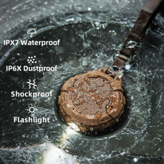 mifa Tango Portable Bluetooth Speaker With Flashlight IP67 Waterproof &Shockproof Bass Loudness Bluetooth 5.3