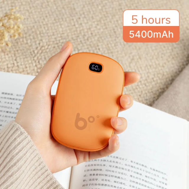 NEW JISULIFE Hand Warmers Rechargeable 3S Instant Heat USB Power Bank Portable Electric Heater