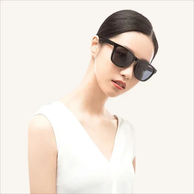 XIAOMI Mijia Classic Square Sunglasses Selfrepairing TAC Polarizing Lense No Scew Sunglasses 6 Layer Polarizing Film Unisex