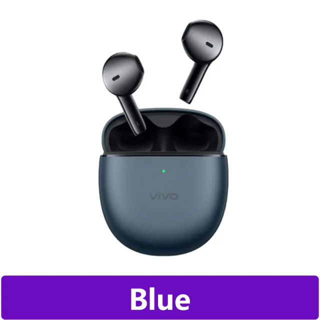 Vivo TWS Air TWS Earphone Bluetooth 5.2 Dual Mic AI Noise Cancelling Wireless Headphone 25 Battery Life 14.2mm For Vivo X80 Pro