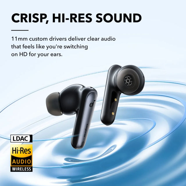 soundcore by Anker Liberty 4 NC Wireless Noise Cancelling Earbuds 98.5% Noise Reduction Adaptive Noise Cancelling