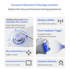 NEW Flydigi Original APEX 4 Gaming Controller Wireless Elite Force Feedback Trigger Gamepad