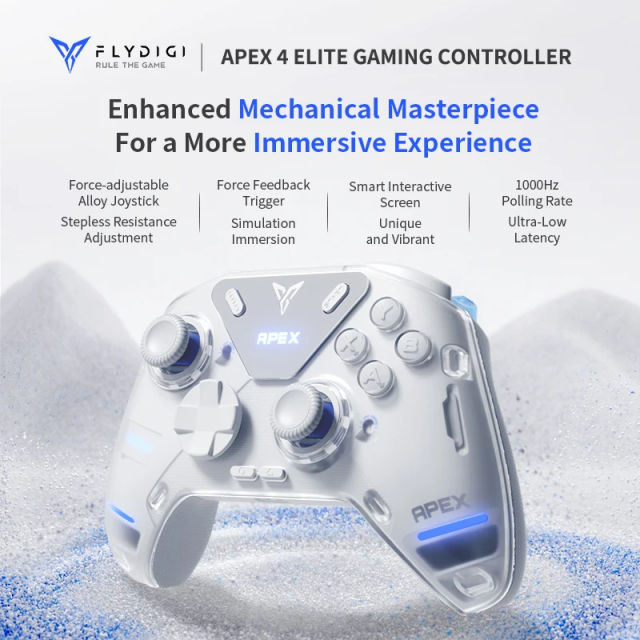 NEW Flydigi Original APEX 4 Gaming Controller Wireless Elite Force Feedback Trigger Gamepad