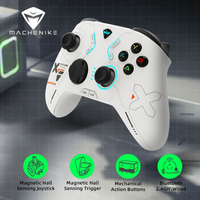 MACHENIKE G6 Gamepad For PC Control 2.4G Bluetooth Wireless Gaming Controller applies to Nintendo Switch Android Phone iOS