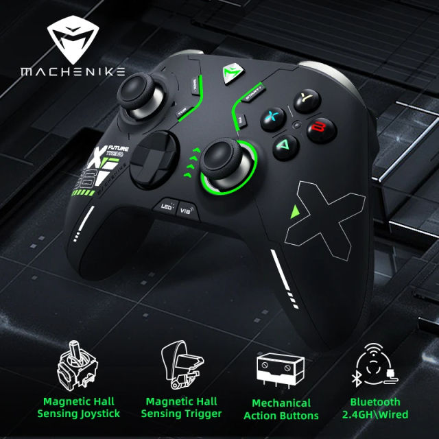 MACHENIKE G6 Gamepad For PC Control 2.4G Bluetooth Wireless Gaming Controller applies to Nintendo Switch Android Phone iOS