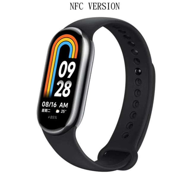 2023 New Xiaomi Mi Band 8 Smart Bracelet AMOLED Screen Heart Rate Blood Oxygen Bluetooth Sport Watch