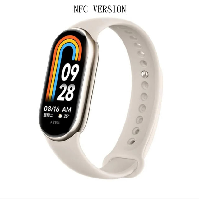 2023 New Xiaomi Mi Band 8 Smart Bracelet AMOLED Screen Heart Rate Blood Oxygen Bluetooth Sport Watch