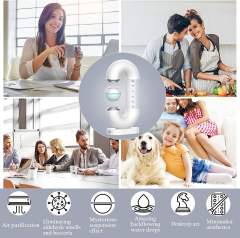 Air Purifier for Home or Office Desktop with Levitating Ball, Small Room Air Cleaner