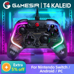 New GameSir T4 Kaleid T4K Gaming Controller Wired Gamepad with Hall Effect applies to Nintendo Switch Windows PC Steam Android TV