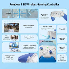 2024 NEW BIGBIG WON Rainbow 2 SE Wireless Gaming Controller Motion Control Hall Effect Trigger Gamepad