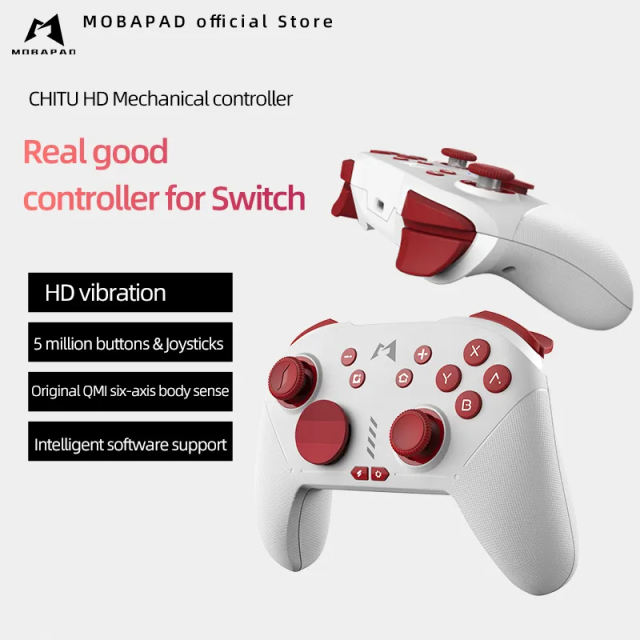 NEW MOBAPAD Mechanical Switch Joystick Mechanical/Gamepad Vibration Controller Nintendo Switch Game Console