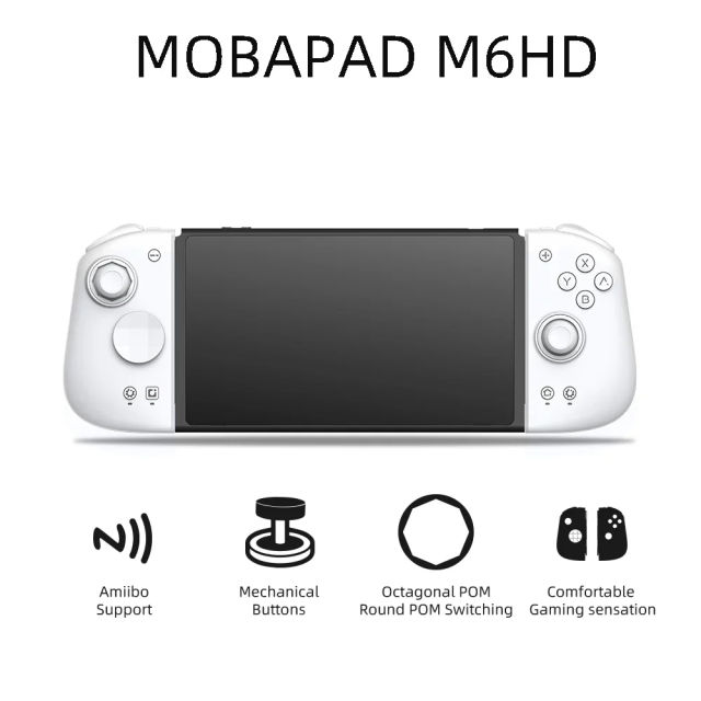 NEW Mobapad M6s Joycons Nintendo Switch Controller Pro Adjustable Joystick Hall Effect Controller Hd Vibration/6-Axis Gyro Joy Pad