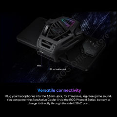 NEW ASUS ROG AeroActive Cooler X For ROG Phone 8/ROG Phone 8 Pro Funcooler Cooling Fan Holder ROG Gaming Phone Accessories