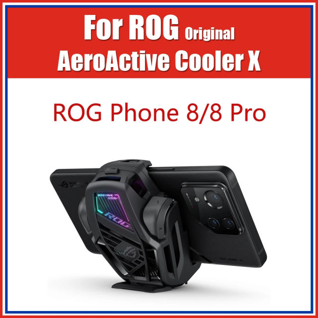 NEW ASUS ROG AeroActive Cooler X For ROG Phone 8/ROG Phone 8 Pro Funcooler Cooling Fan Holder ROG Gaming Phone Accessories