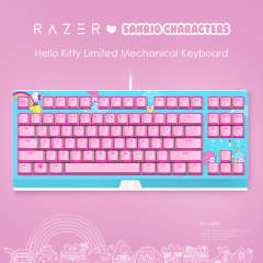 New Razer x Sanrio Hello Kitty¹ Blackwidow Tenkeyless Mechanical Keyboard