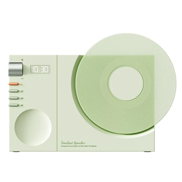 New Wireless Bluetooth Speakers Desktop Retro Clock Audio Subwoofer Outdoor Portable Plug-in Card Music Player for Birthday Gift