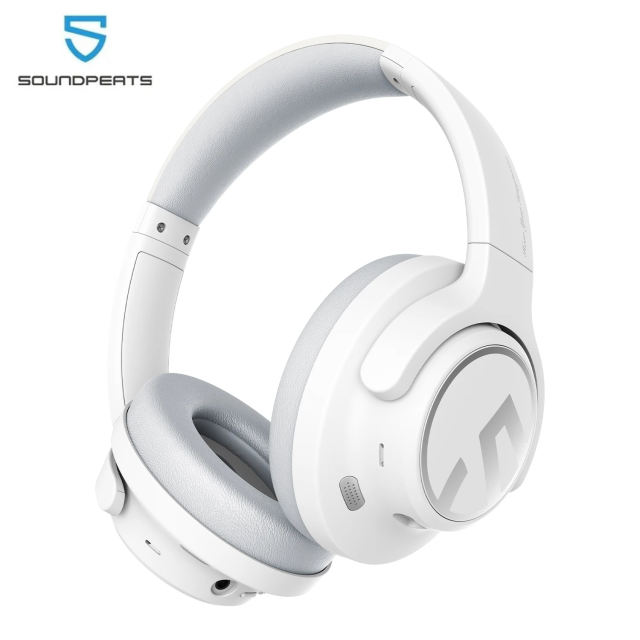SoundPEATS Space Headphones Bluetooth 5.3 Hybrid Active Noise Cancelling Wireless Headphone