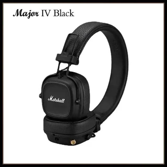 New Marshall Major IV 4 Bluetooth Headphone On Ear Wireless Earphones Foldable Design/ 80 h Playtime Sports Gaming Headset With Mic