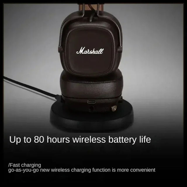 New Marshall Major IV 4 Bluetooth Headphone On Ear Wireless Earphones Foldable Design/ 80 h Playtime Sports Gaming Headset With Mic