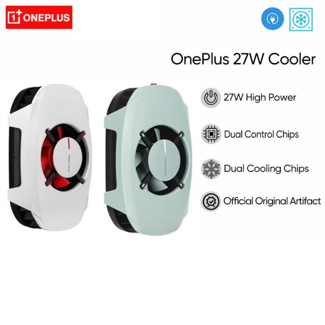 NEW OnePlus 27W Freezing Point Cooling Back Clip High Power Low Noise Double Refrigeration Mobile Phone Game Cooler